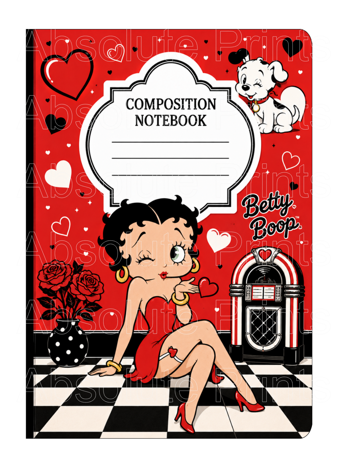 Betty Boop Notebook Cover