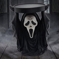 Absolute Prints ghost character tabletop tray stand with a black robe and white mask for horror-themed home decor.